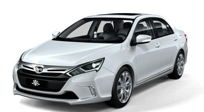 Iată noul sedan electric BYD Qin la Beijing 2012 - Photo