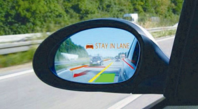 HEAD-UP DISPLAY ОN OGLINDĂ - Photo