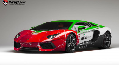 Lamborghini Aventador pentru Ziua Naţională a Emiratelor Arabe - Photo