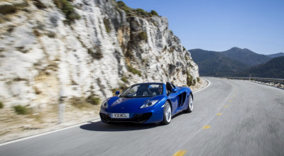 McLaren MP4-12C Spider pozeaza in decoruri de vis - Photo