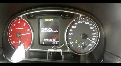 A atins viteza de 259 km/h cu micuţul Audi A1 Quattro! - Photo