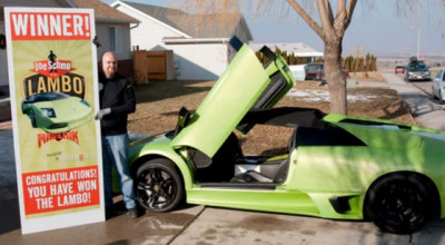 A câştigat un Lamborghini şi apoi l-a accidentat - Photo