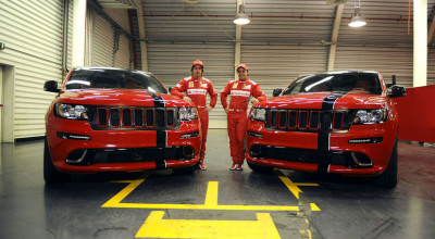 Fernando Alonso şi Felipe Massa au primit câte un Jeep Grand Cherokee SRT8 - Photo