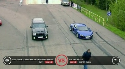 Liniuta cu un Jeep Grand Cherokee de 1.000 de cai - Photo