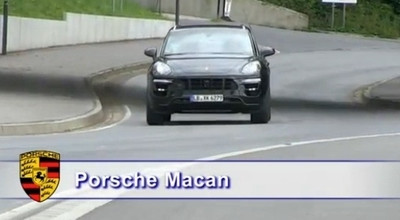 Porsche Macan a fost surprins fara camuflaj - Photo
