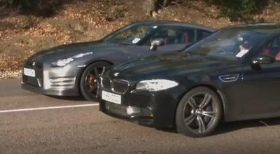 Nissan GT-R vs BMW M5 - Photo