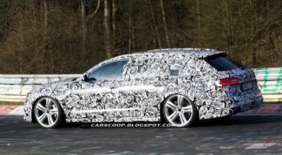 Imagini spion cu Audi RS6 Avant - Photo