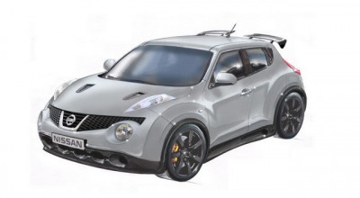 Nissan Juke-R pe un lac inghetat din Norvegia - Photo
