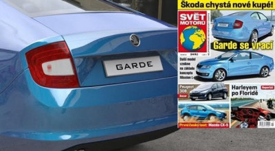 Randări: Skoda Coupe se va numi Skoda Garde? - Photo