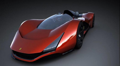 Ferrari Aliante, conceptul unui roadster futurist - Photo