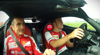 Alonso conduce hypercarul LaFerrari pe circuitul de la Fiorano - Photo