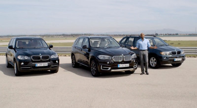 Trei generaţii de BMW X5 într-un comparativ video - Photo