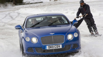 Skijoring cu Bentley - Photo