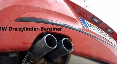 Sunetul produs de motorul de 1.5 litri și 3 cilindri pe un BMW Seria 1 - Photo