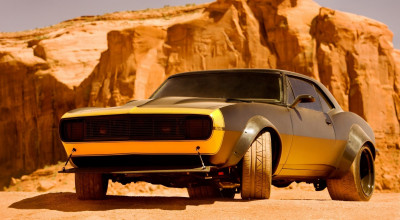 Camaro SS din 1967 devine Bumblebee în filmul Transformers 4 - Photo