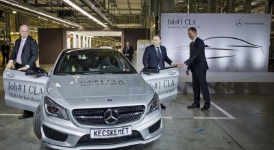 Primul exemplar Mercedes CLA pleacă de pe linia de producţie - Photo