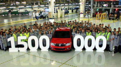 1.500.000 de vehicule produse pe platforma Daciei Logan - Photo