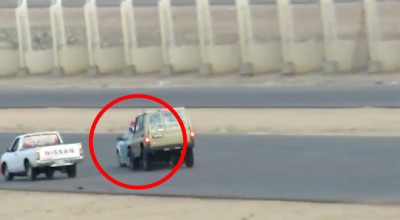Poliţist arab urmărit cu maşinile de drifteri - Photo