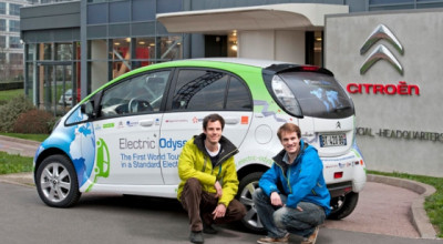 În jurul lumii pentru prima dată cu o maşină electrică - Photo