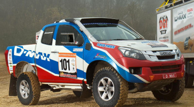 Isuzu D-Max pregătit să participe la Dakar 2013 - Photo