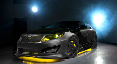 Kia Optima încercă să fie batmobil - Photo