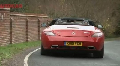 Autocar si Evo Magazine testeaza SLS AMG roadster - Photo