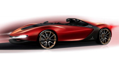 Pininfarina Sergio Concept – prima schiţă oficială - Photo