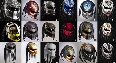 Cască ”Predator” – pentru motocicliştii excentrici! - Photo