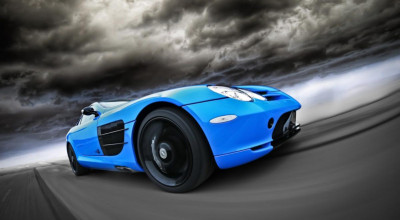 Mercedes SLR McLaren modificat de CUT48 se “laudă” cu o folie şi 722 cai putere - Photo