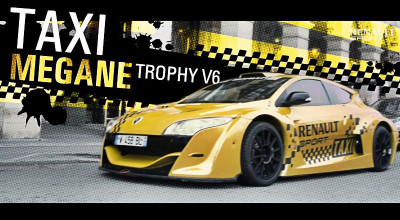 Renault Megane Trophy face pe taxiul în Paris - Photo