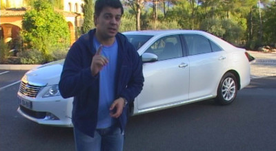 Andrei Tabuica testeaza noua Toyota Camry la Nice, Franta - Photo