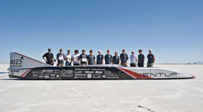 Un nou record de viteza stabilit de un vehicul electric - Photo