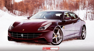 Ferrari FF + Maserati Quattroporte = o berlină hipnotizantă - Photo