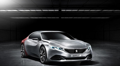 Peugeot a dezvăluit conceptul Exalt: un coupe stilat cu patru uşi - Photo