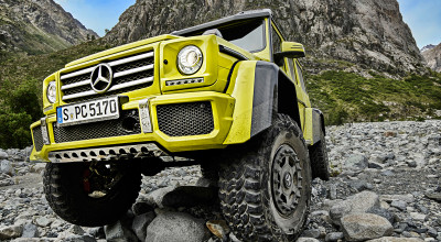 Patru ori patru la patrat: Mercedes-Benz aduce la Geneva modelul G500 4x4² - Photo