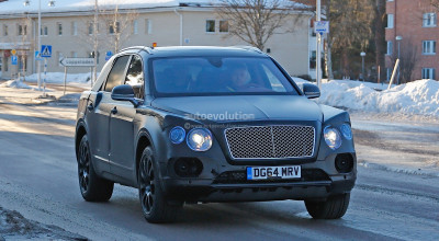 Bentley Bentayga se dezgoleşte tot mai mult în faţa camerelor de luat vederi - Photo