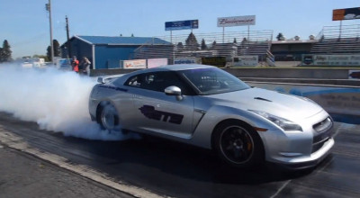 Nissan GT-R modificat de ETS a doborât un nou record mondial la cursele de Drag! (VIDEO) - Photo
