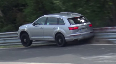 Nurburgringul este prea periculos pentru noul Audi SQ7! Noroc de bariere! (VIDEO) - Photo