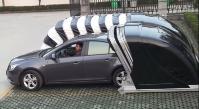 Nu ai garaj? Nici o problemă! Te rezolvă chinezii (VIDEO) - Photo