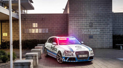 Poliţiştii australieni au primit în dotare un Audi RS4 Avant - Photo