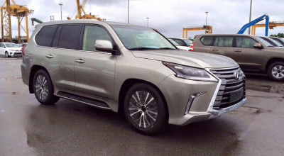 Cel mai nou Lexus LX 570 2016 a fost surprins fără nici o urmă de camuflaj - Photo