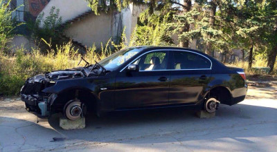 Şi-a lăsat automobilul peste noapte întreg. Dimineaţa l-a găsit dezmembrat! - Photo