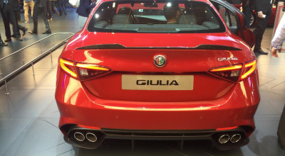 FRANKFURT 2015: Ferrari cu 4 uşi? Nu! Alfa Romeo Giulia Quadrifoglio - Photo