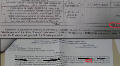 A achitat amenda de 100 de lei dar a primit alta de 1000 de lei de la executorii judecătoreşti - Photo