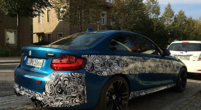 BMW M2 Coupe a fost spionat din nou pe străzile oraşului German - Photo
