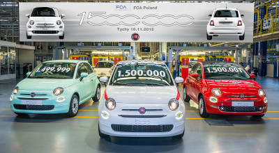 Fiat 500 a fost vândut într-un număr de peste 1.500.000 de exemplare în lumea întreagă! - Photo