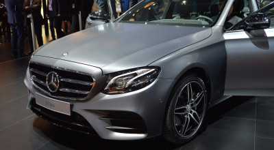 Iată primile imagini reale cu noul Mercedes-Benz E-Class W213 la Detroit - Photo