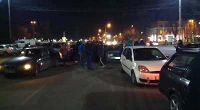 Vinieta a scos mai mulţi protestatari în PMAN! Vezi ce i-a nemulţumit pe şoferi - Photo