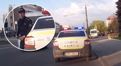 Poliţiştii încalcă RCR iar un şofer le-a dat în obraz! Reacţia acestora nu a întârziat (VIDEO) - Photo