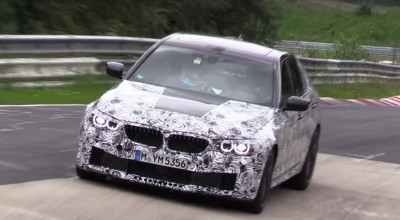VIDEO: Noul BMW M5 în caroseria G30 a fost surprins pe Nurburgring! - Photo